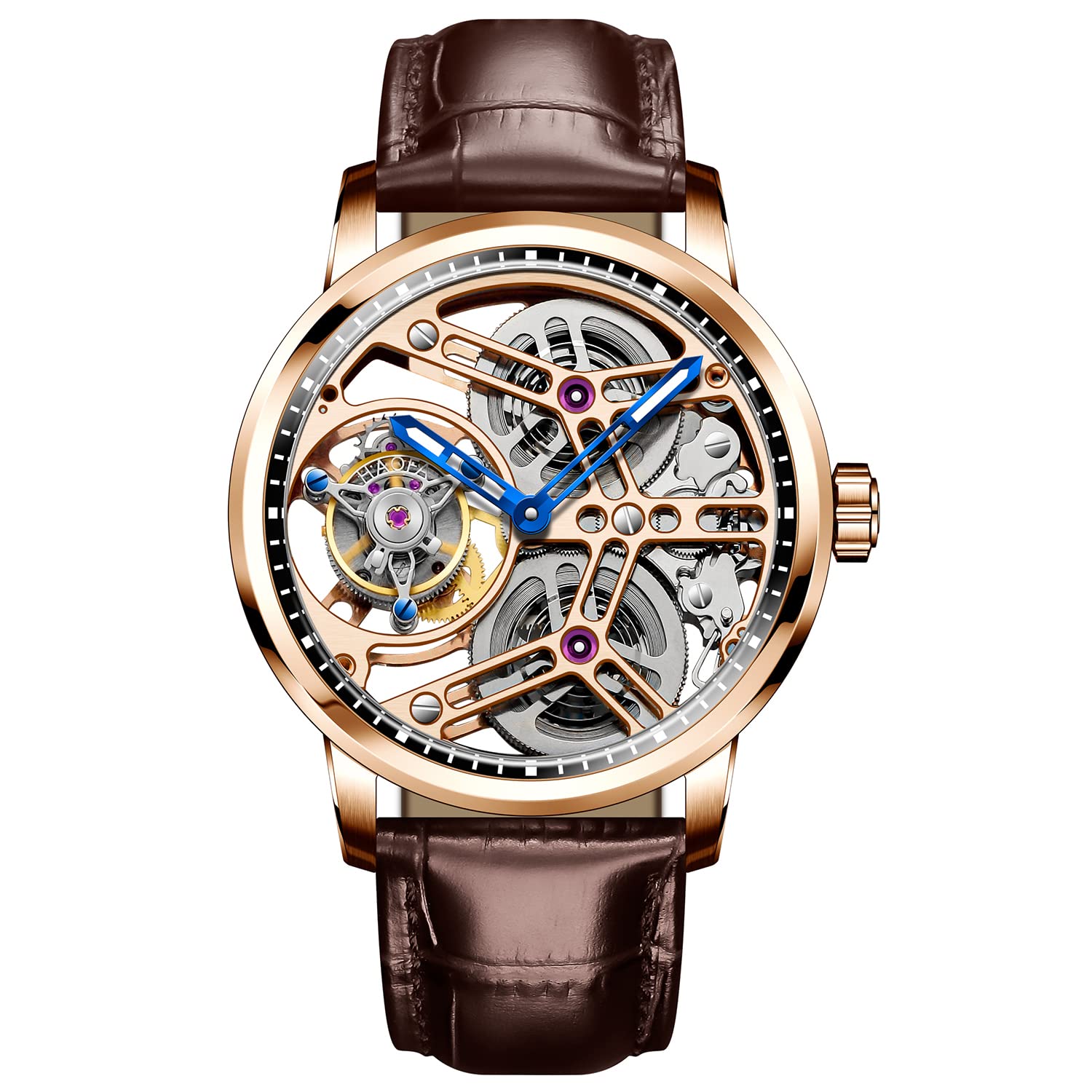 Haofa Tourbillon Watch Skeleton Watch Mechanical Manual Winding Watch Dual Drive Sports Watch Waterproof Gift Men s Men s золотий
Haofa Tourbillon Watch Skeleton Watch Mechanical Manual Winding Watch Dual Drive Sports Watch Waterproof Gift Men s Men s золотий