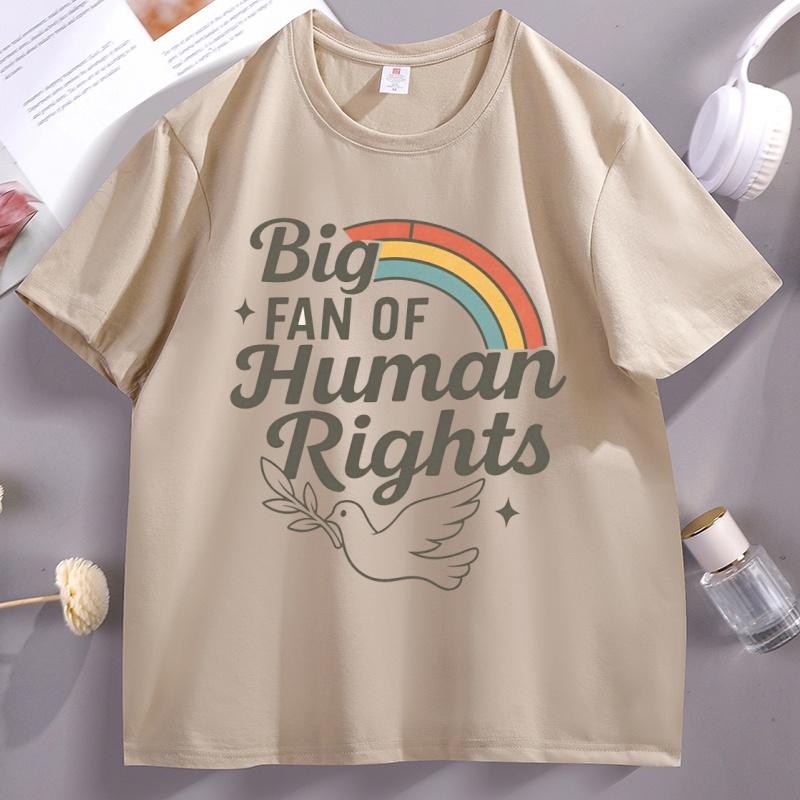 Big Fan of Human Rights T Shirt Casaul Cotton Short Sleeve Retro Rainbow Graphic Tee Soft Breathable Tee Shirt Homme Clothing S разноцветный
Big Fan of Human Rights T Shirt Casaul Cotton Short Sleeve Retro Rainbow Graphic Tee Soft Breathable Tee Shirt Homme Clothing S разноцветный