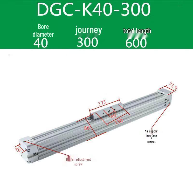 Festo Style High-Speed Mechanical Rodless Cylinder
Festo Style High-Speed Mechanical Rodless Cylinder