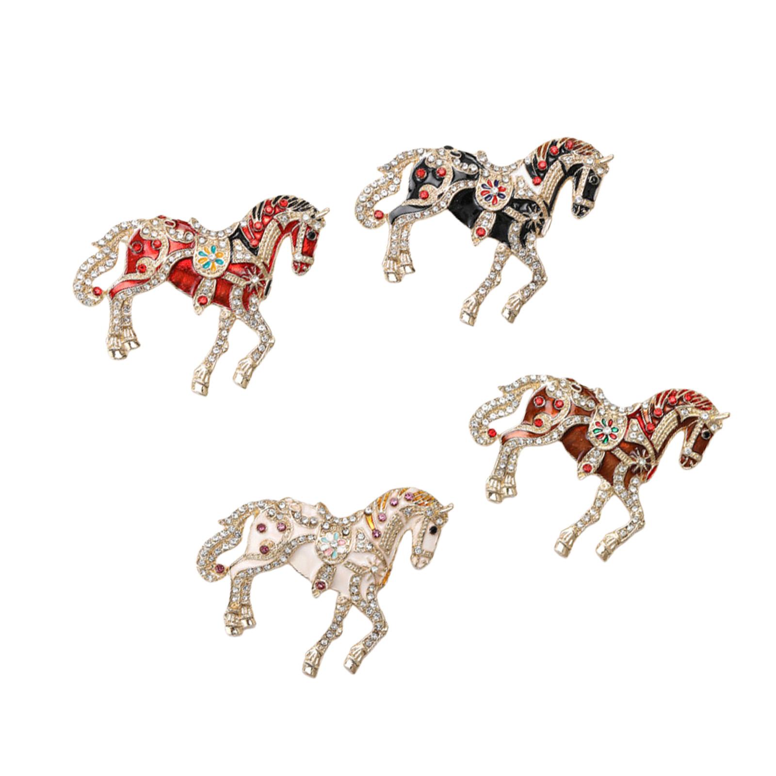 Dainty Enamel Horse Pin With Rhinestones Elegant Animal Lapel Accessory For Parties Event Daily Accessories 1
Dainty Enamel Horse Pin With Rhinestones Elegant Animal Lapel Accessory For Parties Event Daily Accessories 1