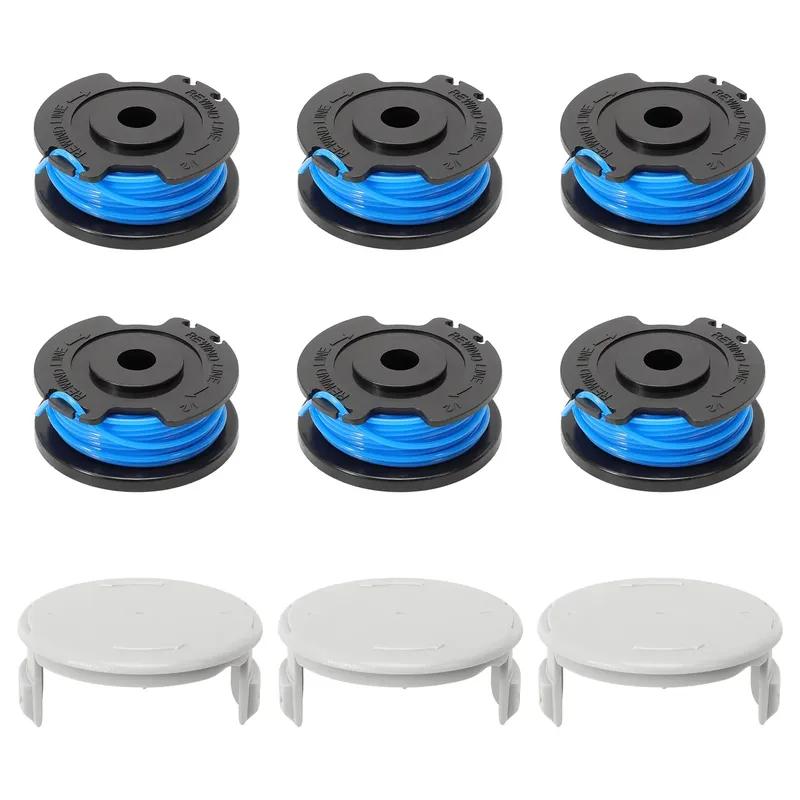 6 PCS Lawn Mower Trimmer Coils with 3-Coil Caps 14443120 for Karcher LTR 18-30 синій
6 PCS Lawn Mower Trimmer Coils with 3-Coil Caps 14443120 for Karcher LTR 18-30 синій
