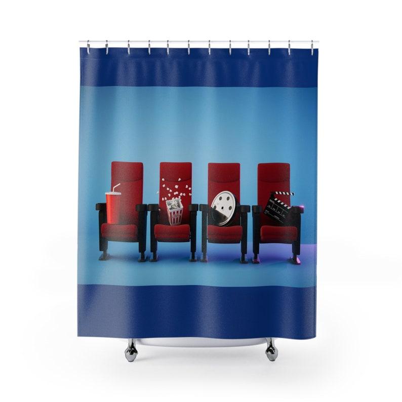 Shower Curtains Movie Night Blue Seats W60H190(CM)-1 Pcs
Shower Curtains Movie Night Blue Seats W60H190(CM)-1 Pcs
