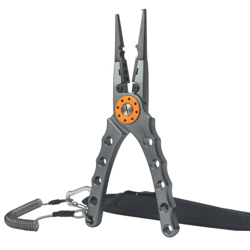 Aluminum Alloy Multifunction Fishing Pliers, Suitable for Anglers Campers Cutting Lines and Hook Removal, Bottle Opening серый
Aluminum Alloy Multifunction Fishing Pliers, Suitable for Anglers Campers Cutting Lines and Hook Removal, Bottle Opening серый
