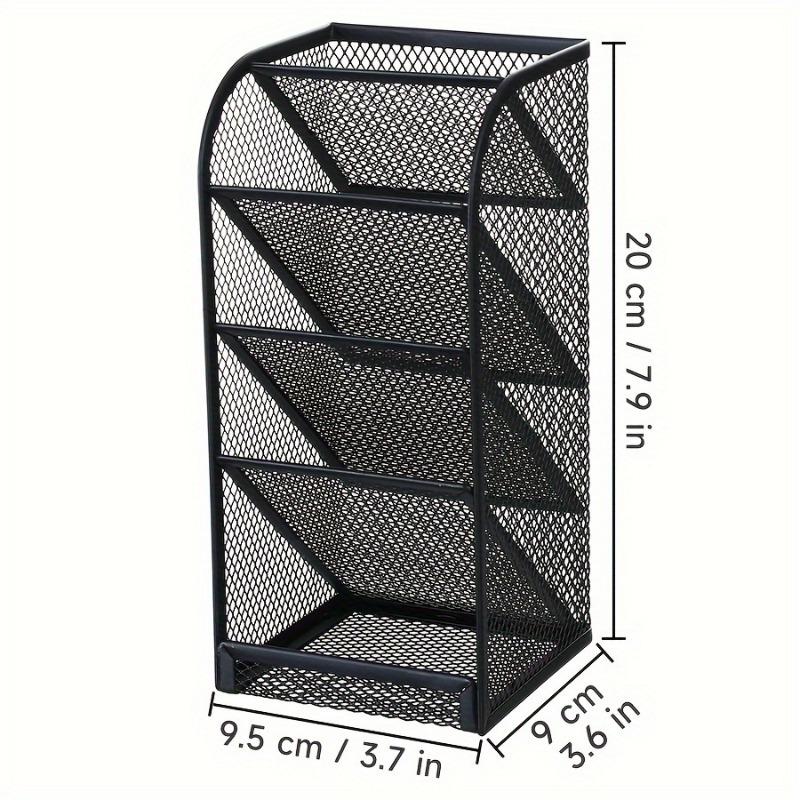 Four-layer black mesh office desk storage box - Multi-functional pen holder for school, home office and art supplies чорний
Four-layer black mesh office desk storage box - Multi-functional pen holder for school, home office and art supplies чорний