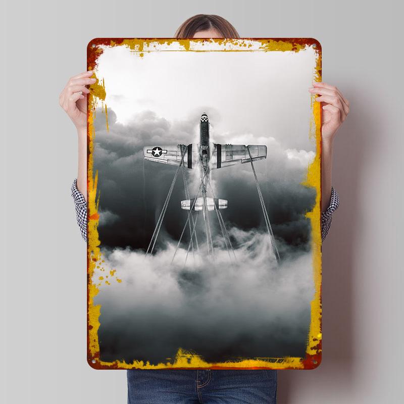 Airplane in Clouds Poster Customized Wall Art Vintage Metal Signs Retro Tin Plaque for Man Cave Modern Home Decoration Luxury 7.9x11.8In(20x30cm)
Airplane in Clouds Poster Customized Wall Art Vintage Metal Signs Retro Tin Plaque for Man Cave Modern Home Decoration Luxury 7.9x11.8In(20x30cm)