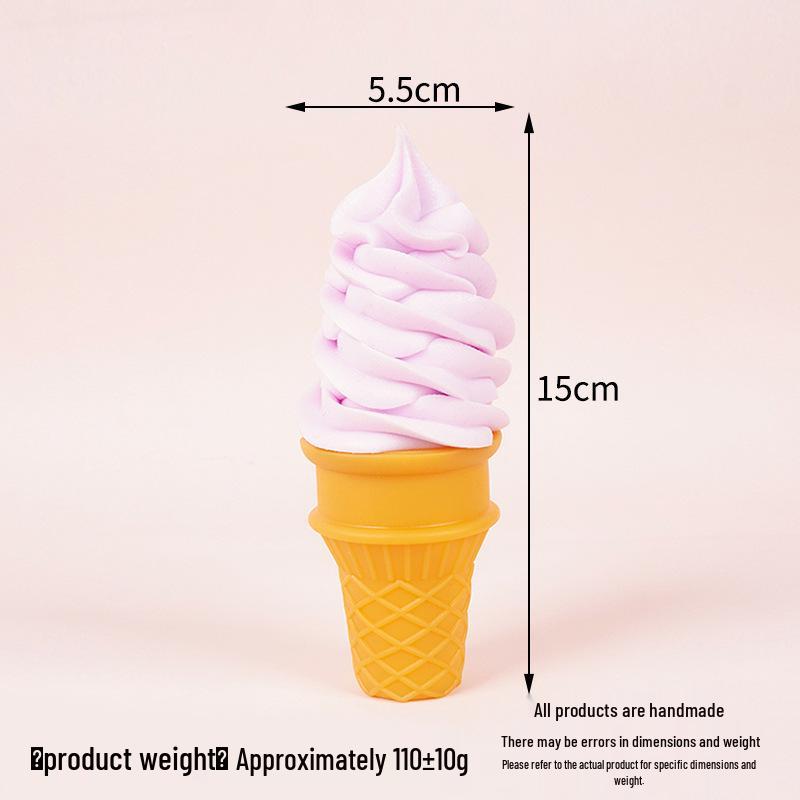 Simulated Crispy Cone Ice Cream Display Model for Shop Decorations
Simulated Crispy Cone Ice Cream Display Model for Shop Decorations