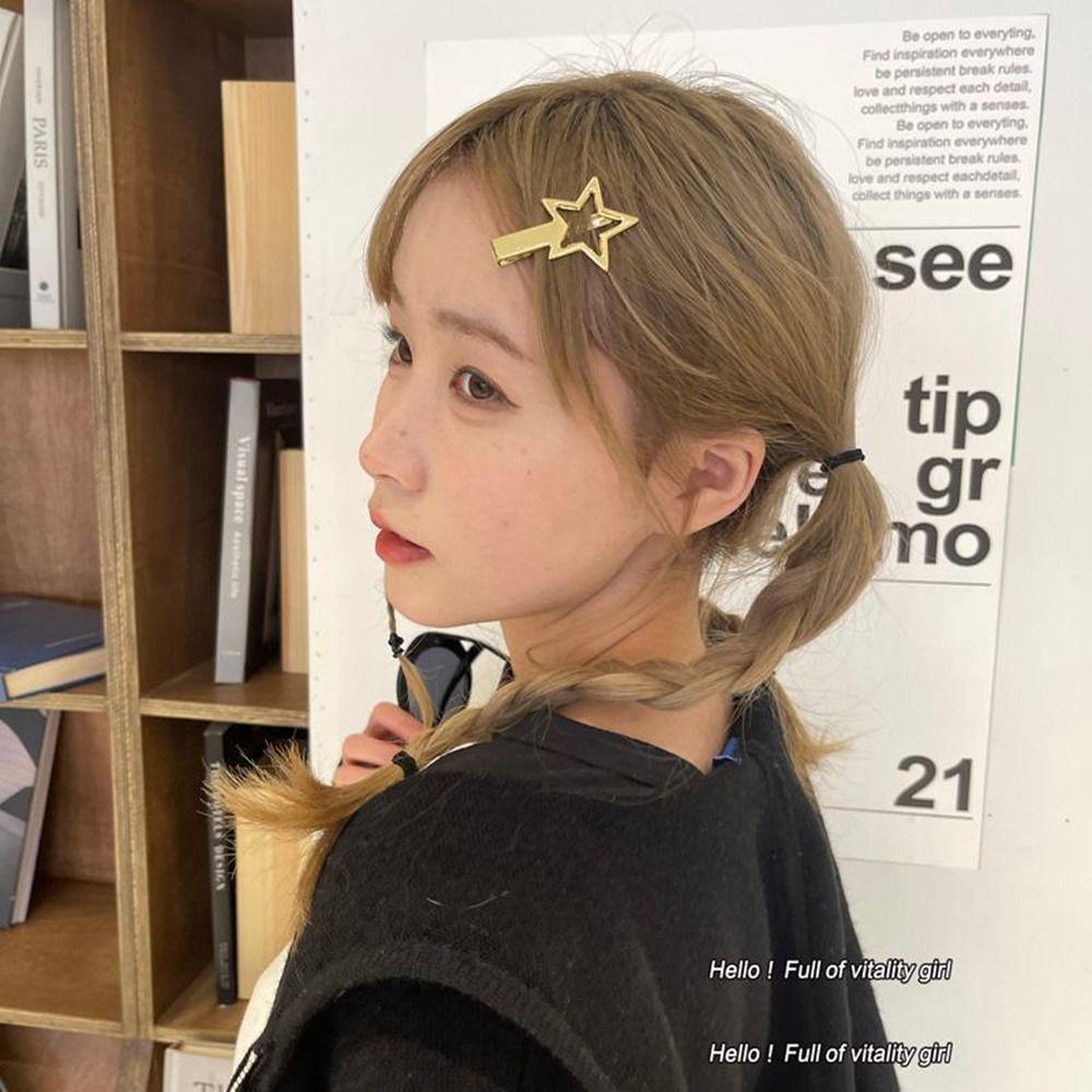 Girl Five-pointed Star Star Hairpin Female Hair Accessories Korean Style Headwear Metal Hair Clip золотой
Girl Five-pointed Star Star Hairpin Female Hair Accessories Korean Style Headwear Metal Hair Clip золотой