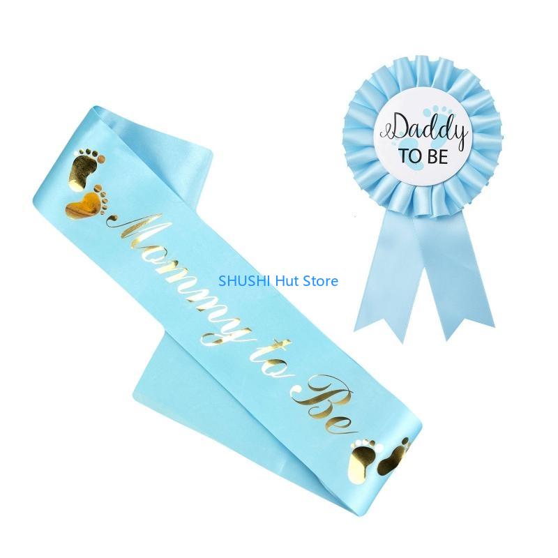 Mommy to Be Sash to Be Button Pin Baby Shower Maternity Sash Belly Belt D57B синій
Mommy to Be Sash to Be Button Pin Baby Shower Maternity Sash Belly Belt D57B синій