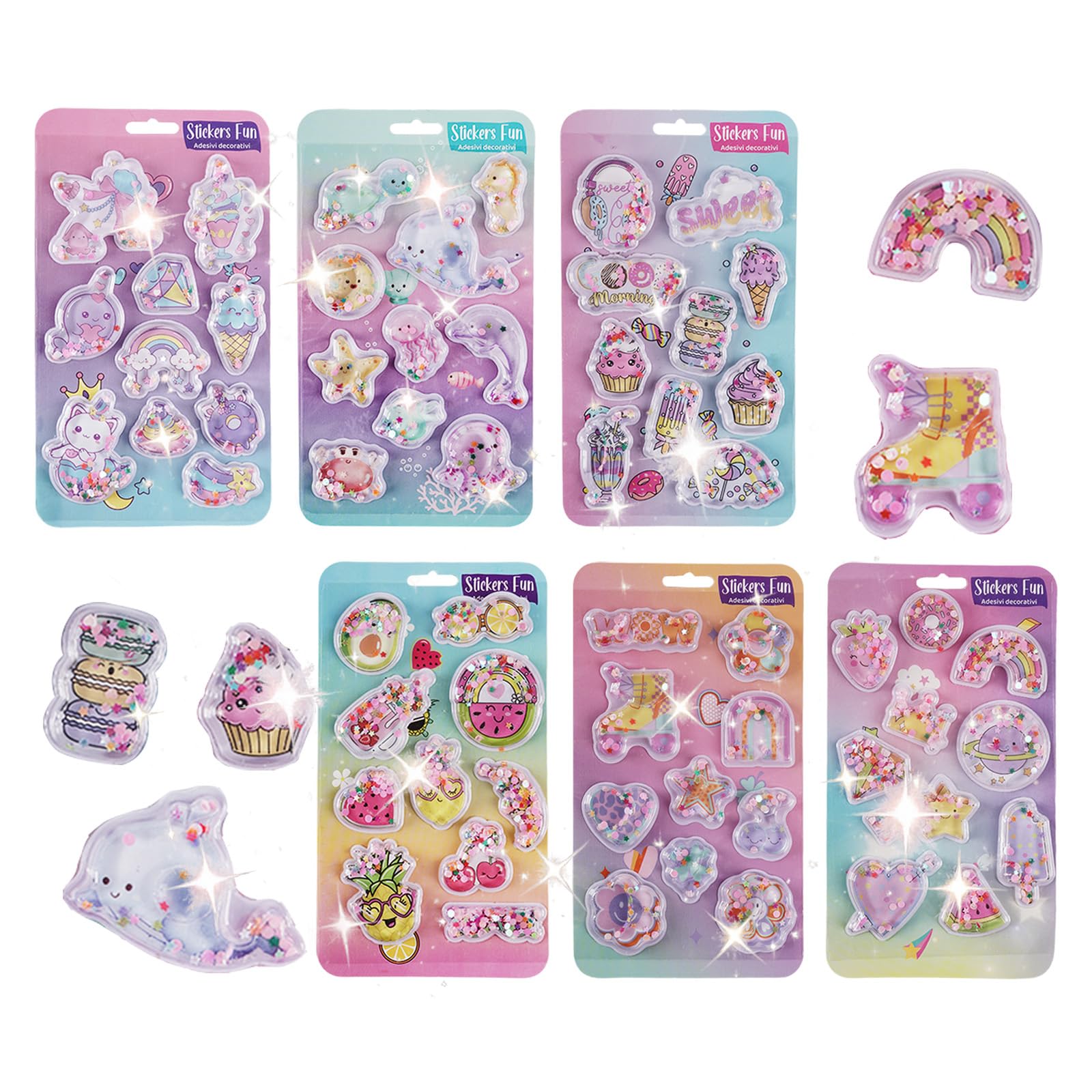 Being Oshiripunipuni Seal 3D Marshmallow Fluffy Mochi Squishy Sticker Decoration Water Seal 6-Pack Mix of Animals and Food
Being Oshiripunipuni Seal 3D Marshmallow Fluffy Mochi Squishy Sticker Decoration Water Seal 6-Pack Mix of Animals and Food