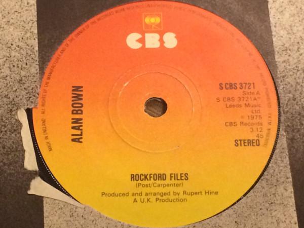 7inch Record ALAN BOWN Rockford Files SCBS3721 CBS 1975 UK Rock Used
7inch Record ALAN BOWN Rockford Files SCBS3721 CBS 1975 UK Rock Used