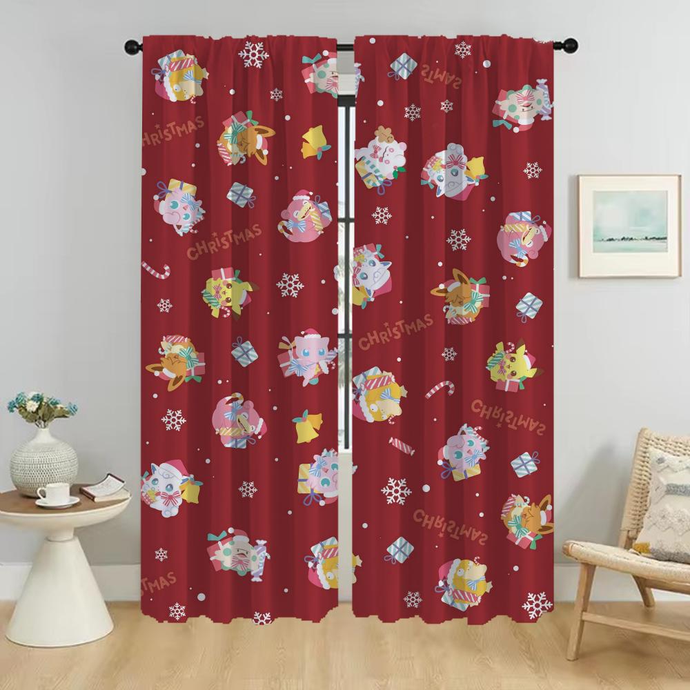 Set Of 2 Christmas Kitchen Curtains Camera Partition Halloween Decoration Tulle Bedroom Shades Curtain With Mosquito Repellent Polyester Perfect For W100*H130(CM)-Grommet top&2PCS
Set Of 2 Christmas Kitchen Curtains Camera Partition Halloween Decoration Tulle Bedroom Shades Curtain With Mosquito Repellent Polyester Perfect For W100*H130(CM)-Grommet top&2PCS