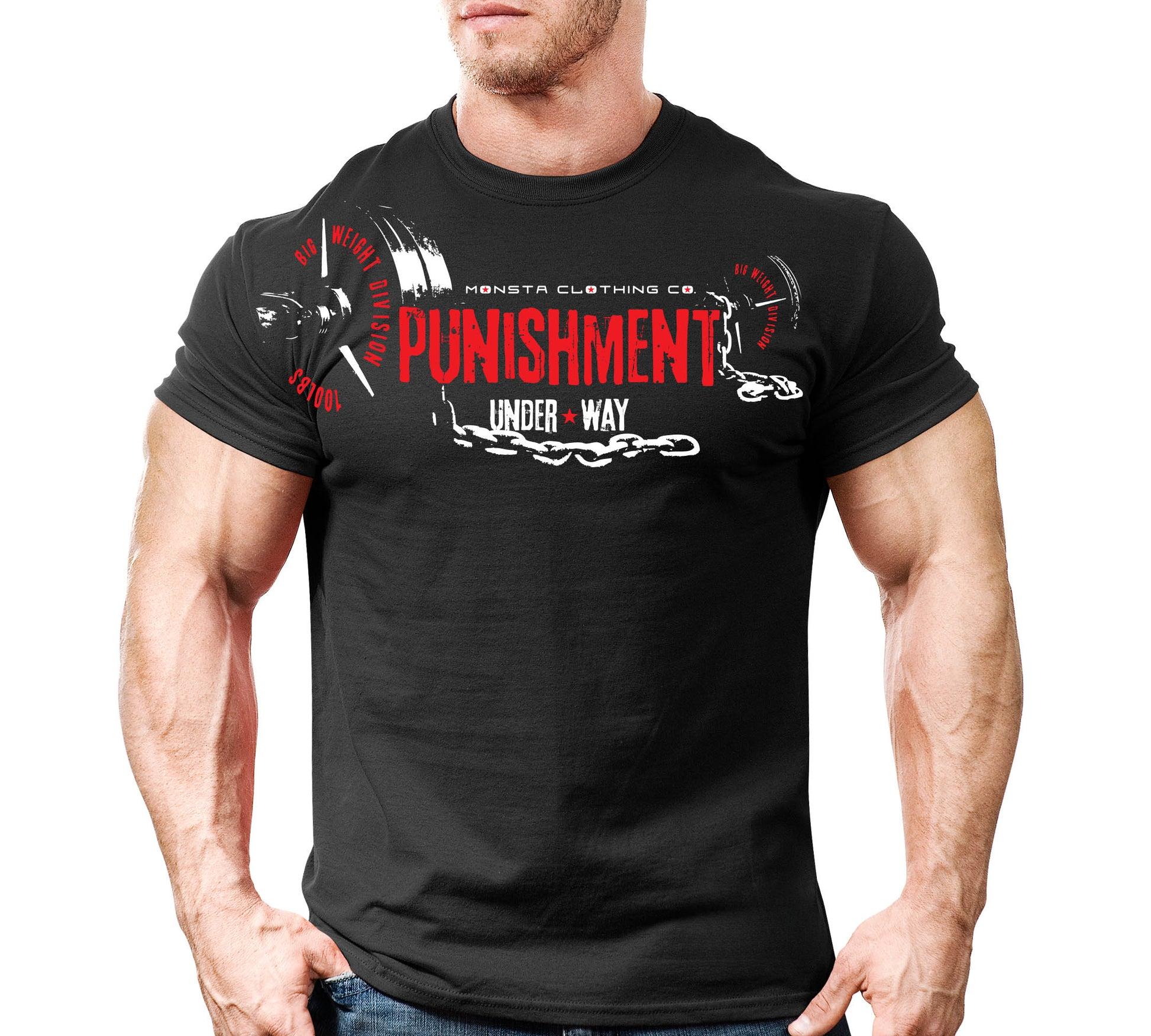 Punishment Under Way Fitness Weightlifting Training Casual TShirt Mens and Womens Luxury Brand Top S
Punishment Under Way Fitness Weightlifting Training Casual TShirt Mens and Womens Luxury Brand Top S