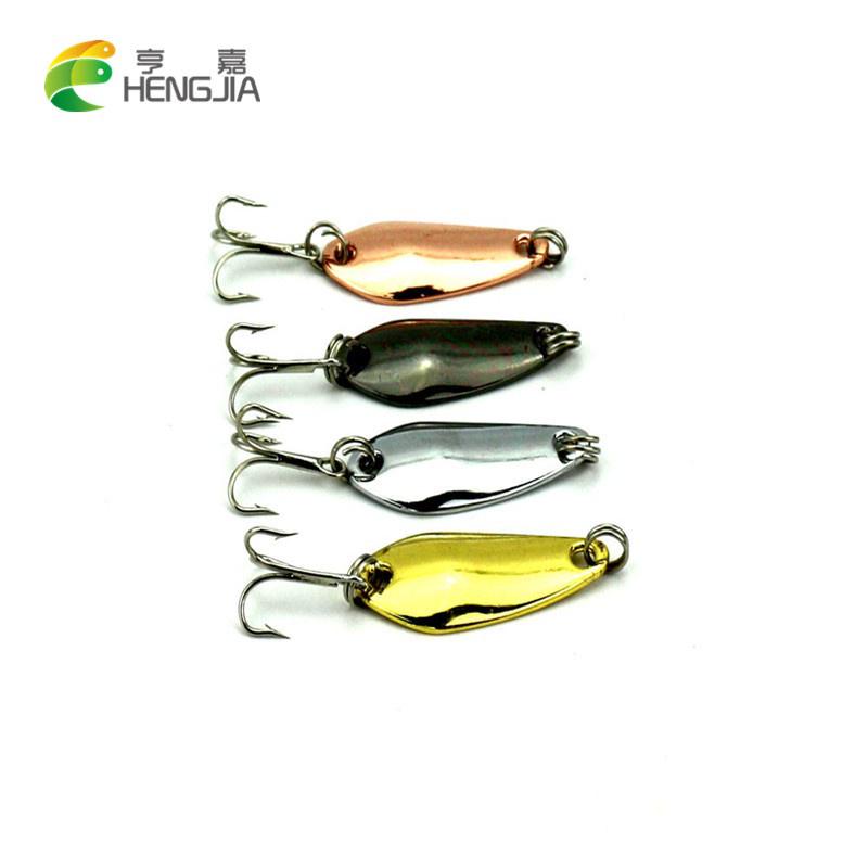 20 шт. HENGJIA мини-металлическая блесна-приманка 3,5 см 3,7 г тонущая рыболовная приманка, крючок для снастей