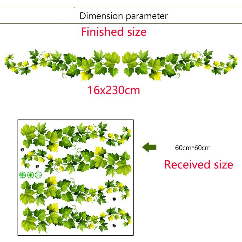 Настенная наклейка самоклеящаяся съемная зеленое растение лиана листья настенная наклейка для гостиной спальни домашнего декора 60x60cm зелёный
Настенная наклейка самоклеящаяся съемная зеленое растение лиана листья настенная наклейка для гостиной спальни домашнего декора 60x60cm зелёный