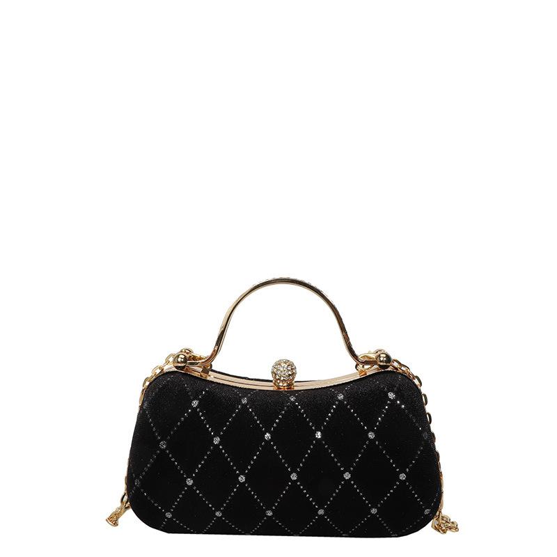 Elegant Evening Bag Rhinestone Portable Clutch Suitable For Wedding Prom Dinner Party Hanbangs Velvet Mini Formal Bags чёрный
Elegant Evening Bag Rhinestone Portable Clutch Suitable For Wedding Prom Dinner Party Hanbangs Velvet Mini Formal Bags чёрный