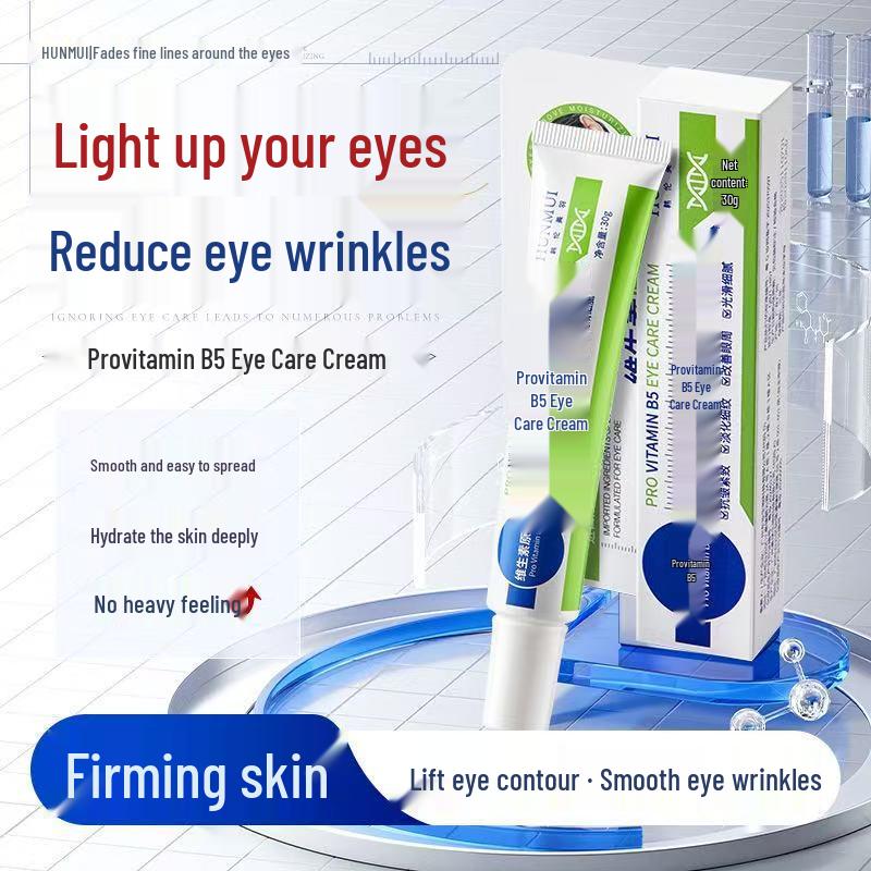 Han Lun Mei Yu Vitamin B5 Eye Cream: Reduces Wrinkles, Dark Circles, and Brightens & Firms Eye Area
Han Lun Mei Yu Vitamin B5 Eye Cream: Reduces Wrinkles, Dark Circles, and Brightens & Firms Eye Area