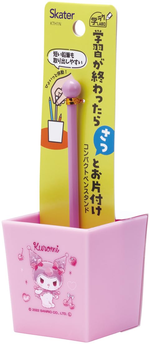 Skater Compact Pen Stand Pen Holder Stationery Stand Kuromi Love Love Kyun Sanrio KTH1N-A
Skater Compact Pen Stand Pen Holder Stationery Stand Kuromi Love Love Kyun Sanrio KTH1N-A