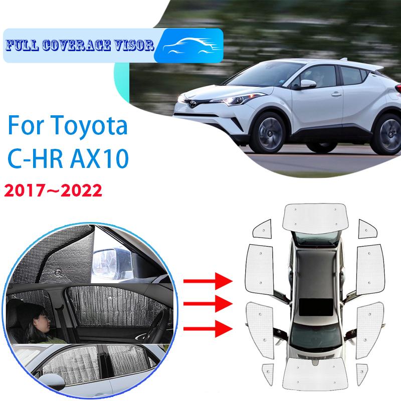 Полные чехлы солнцезащитные козырьки для Toyota C-HR AX10 2017 ~ 2022 2018 Автомобильные аксессуары Авто Защита от солнца Лобовые стекла Боковое стекло
Полные чехлы солнцезащитные козырьки для Toyota C-HR AX10 2017 ~ 2022 2018 Автомобильные аксессуары Авто Защита от солнца Лобовые стекла Боковое стекло