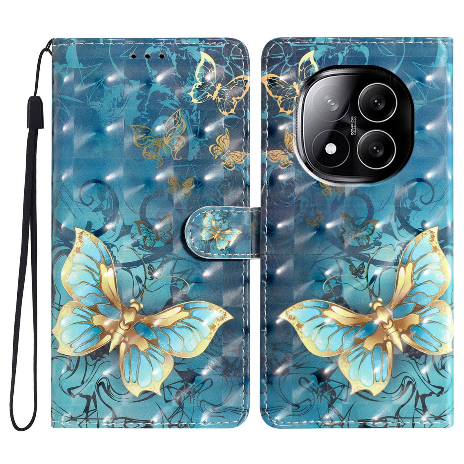 Чохол-гаманець зі штучної шкіри для Xiaomi Redmi Note 14 Pro+ 5G з 3D-друком візерунка Butterfly
Чохол-гаманець зі штучної шкіри для Xiaomi Redmi Note 14 Pro+ 5G з 3D-друком візерунка Butterfly