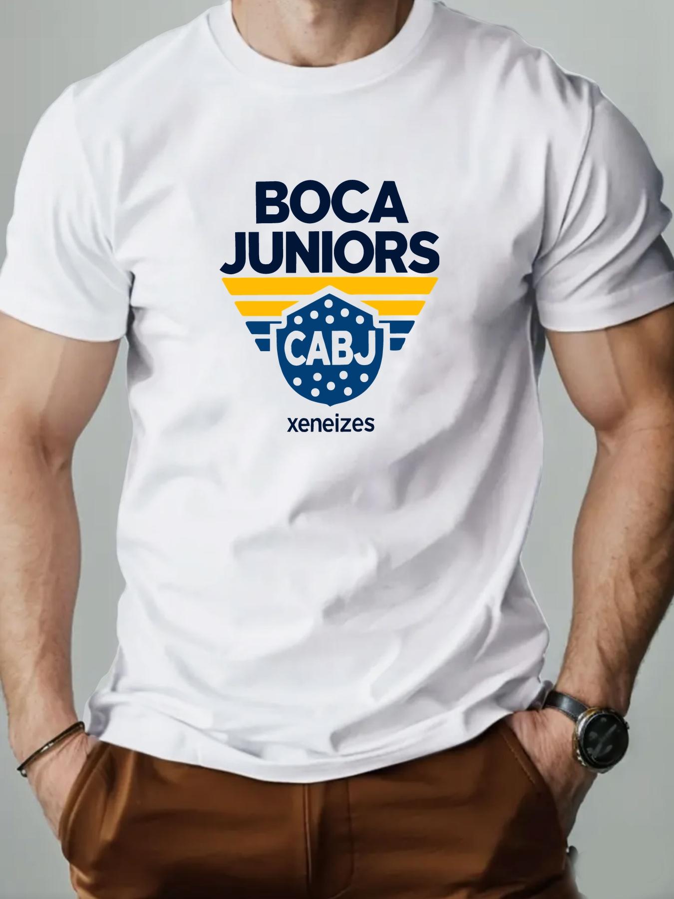 Mens cotton Tshirt Boca Juniors summer round neck shortsleeved graphic breathable fashion casual Tshirt 4XL
Mens cotton Tshirt Boca Juniors summer round neck shortsleeved graphic breathable fashion casual Tshirt 4XL
