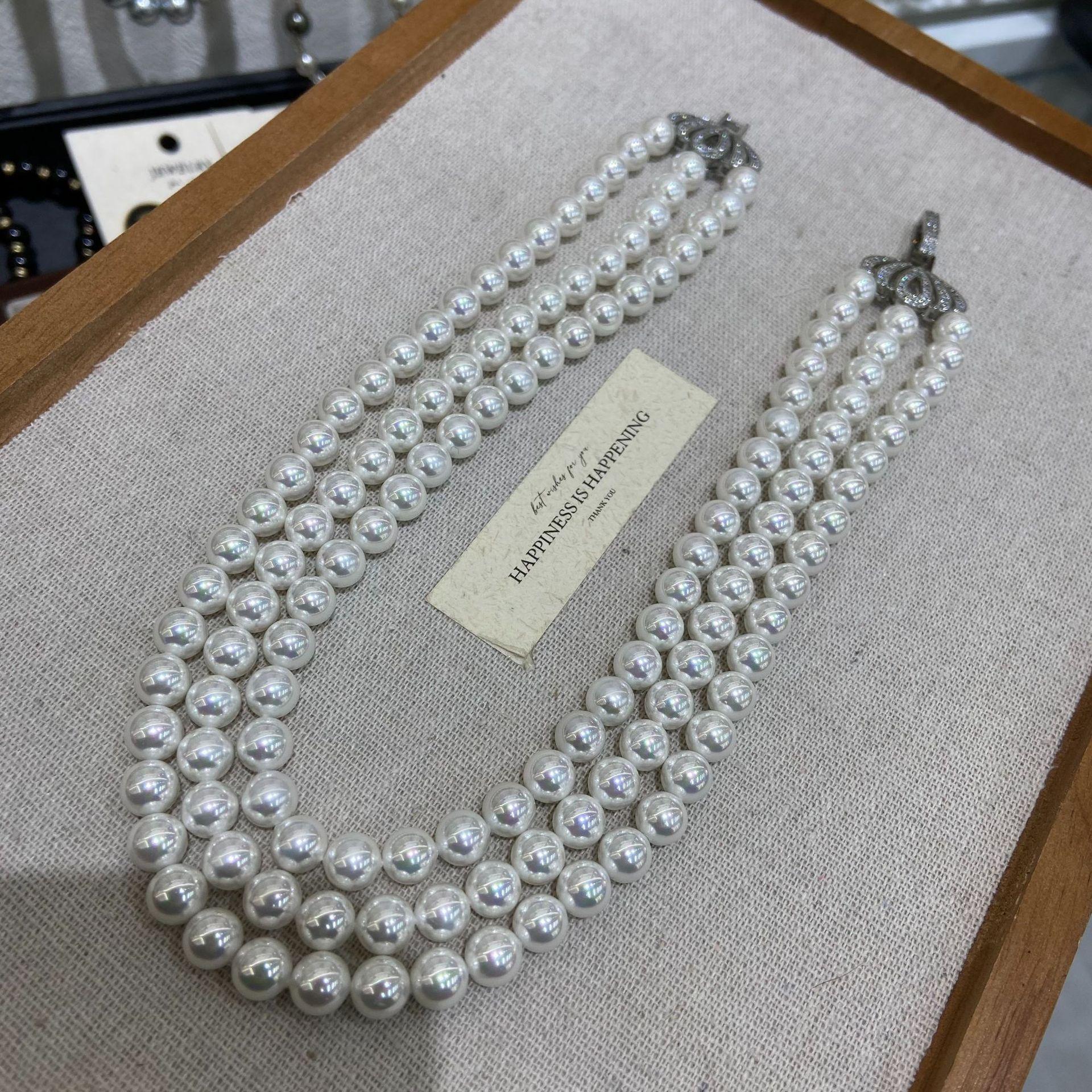 8M Three-Layer Butterfly Strong Light Round Necklace Fashionable Small Fragrant Light Luxury Necklace Bracelet Connection Button Head
8M Three-Layer Butterfly Strong Light Round Necklace Fashionable Small Fragrant Light Luxury Necklace Bracelet Connection Button Head