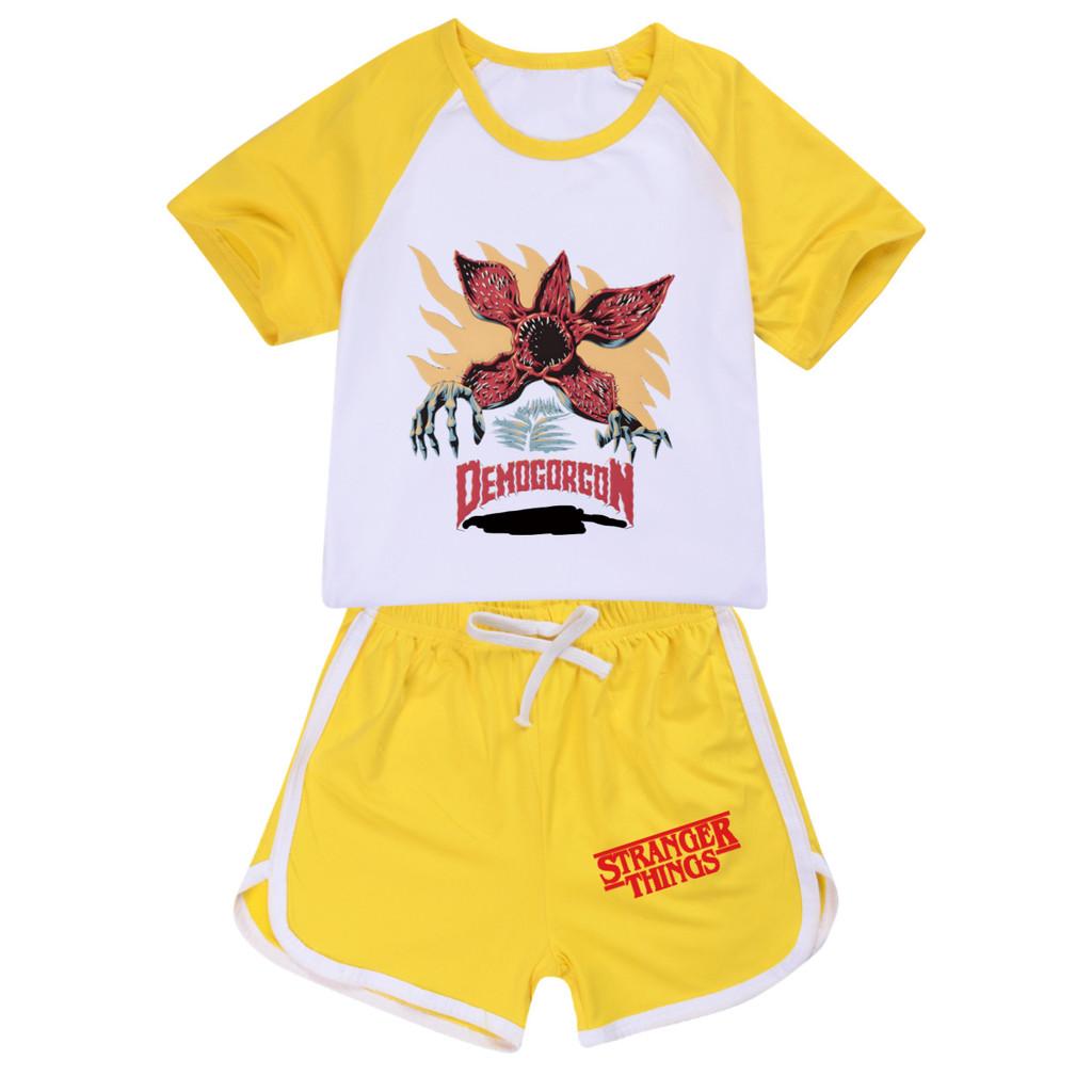 5385 Kids Boys Girls Demogorgon Print T-shirt Shorts Tracksuit Clothes Set 170cm жовтий
5385 Kids Boys Girls Demogorgon Print T-shirt Shorts Tracksuit Clothes Set 170cm жовтий