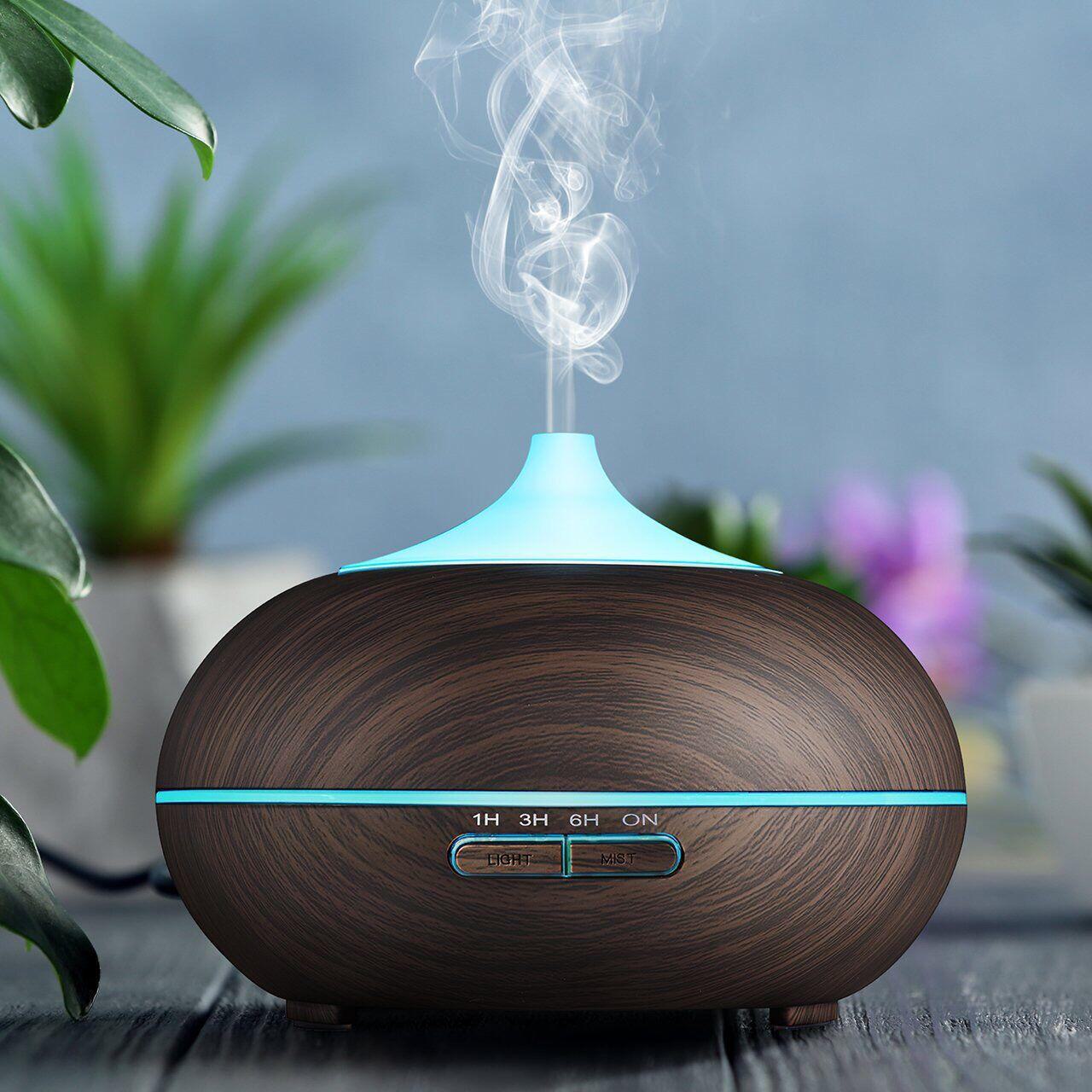 550ml Wood Grain Ultrasonic Aroma Diffuser & Humidifier with Colorful LED Lamp Big ball deep wood. British regulatory
550ml Wood Grain Ultrasonic Aroma Diffuser & Humidifier with Colorful LED Lamp Big ball deep wood. British regulatory