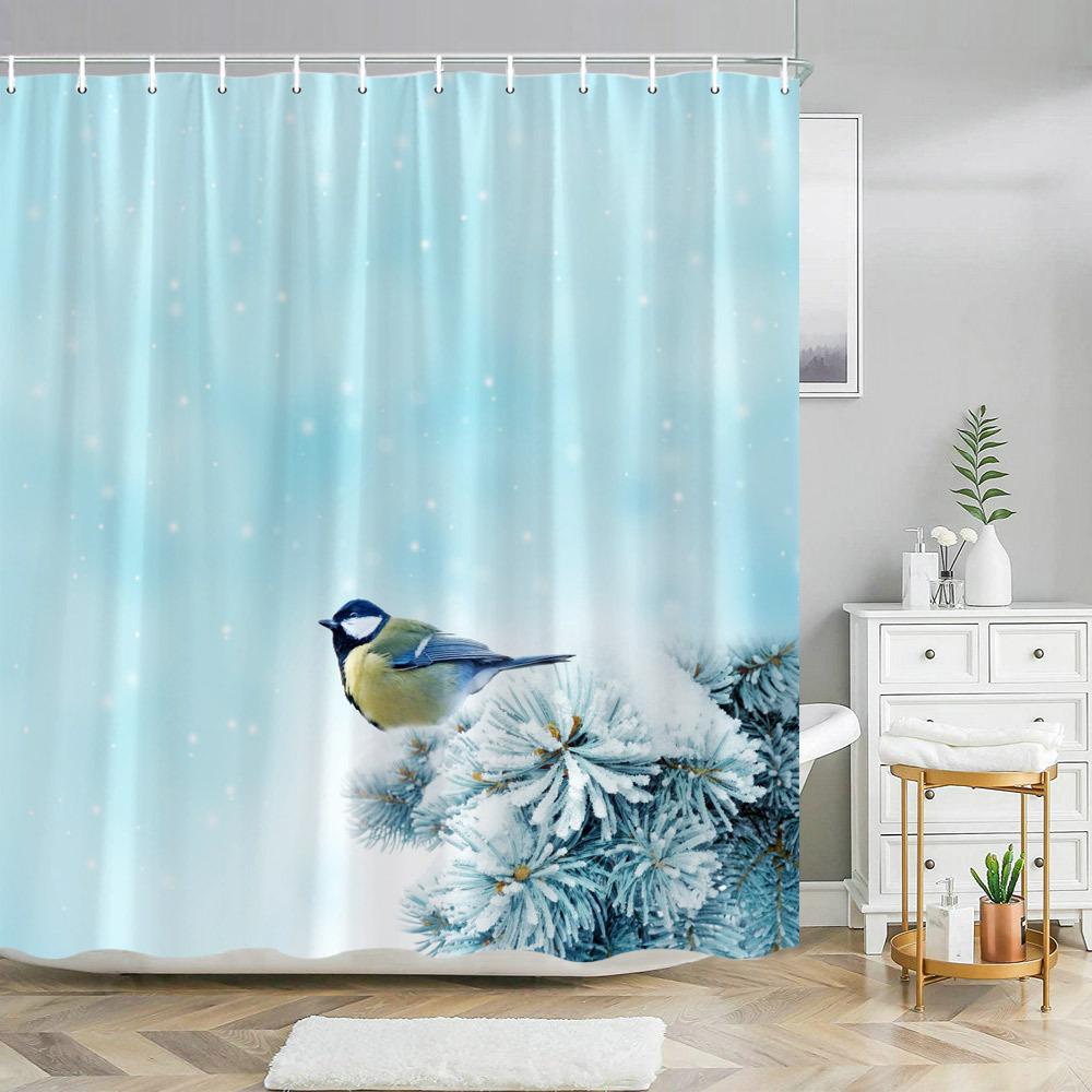 Blue Tit Curtain - Snowy Pine, Vibrant Plumage, Winter Scene, 70.8 , 12 Hooks, Easy Care W60H190(CM)-1 Pcs
Blue Tit Curtain - Snowy Pine, Vibrant Plumage, Winter Scene, 70.8 , 12 Hooks, Easy Care W60H190(CM)-1 Pcs