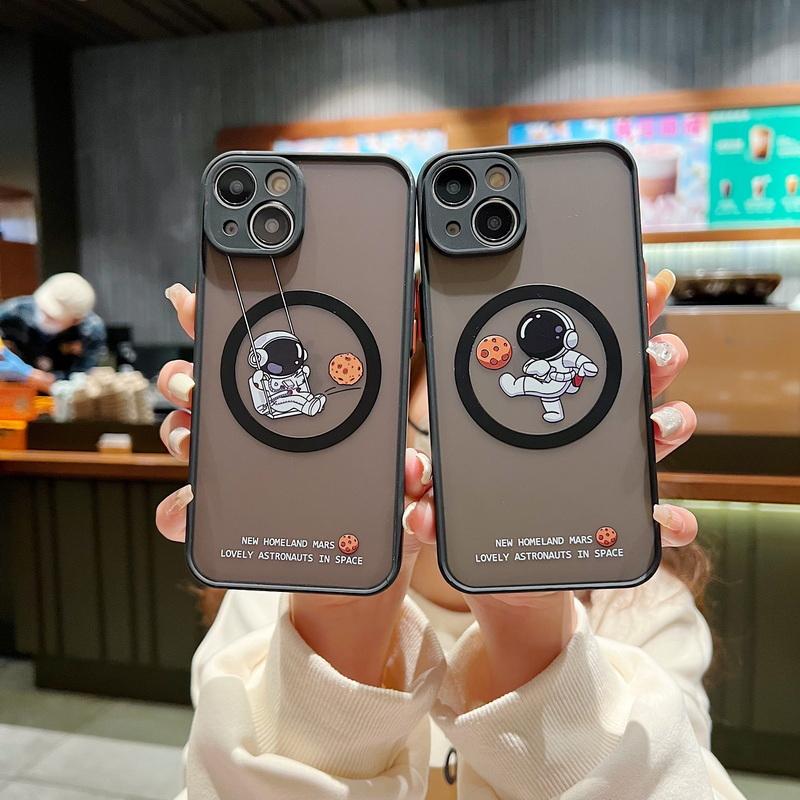 Чехол с матовой текстурой астронавта для iPhone 15 14 13 12 Pro Max 11 PC с магнитной задней панелью
Чехол с матовой текстурой астронавта для iPhone 15 14 13 12 Pro Max 11 PC с магнитной задней панелью