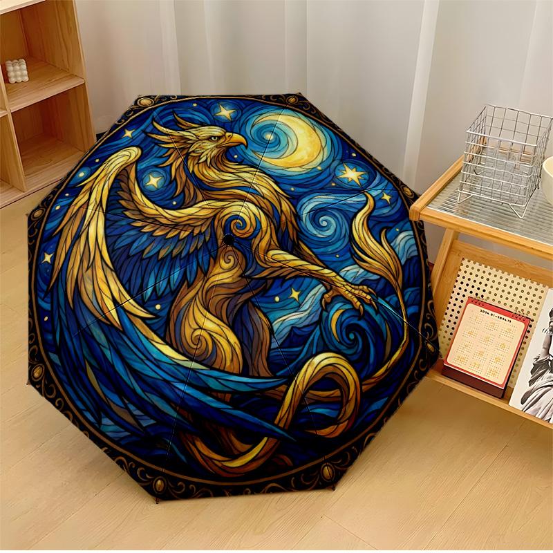 Starry Night Circle Art Printed umbrella windproof folding umbrella portable sun and rain umbrella suitable for gifting
Starry Night Circle Art Printed umbrella windproof folding umbrella portable sun and rain umbrella suitable for gifting