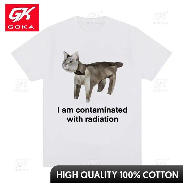 I Am Contaminated Funny Cat Meme T Shirt Summer Unisex Women Clothing Humor TShirts Pure Cotton Loose Oversized Tee Streetwear7789 S
I Am Contaminated Funny Cat Meme T Shirt Summer Unisex Women Clothing Humor TShirts Pure Cotton Loose Oversized Tee Streetwear7789 S