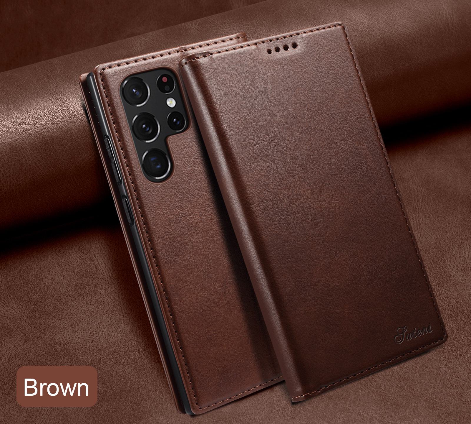 Чехол-книжка из японской коровьей кожи с магнитным слотом для карт TPU для Samsung S22Ultra
Чехол-книжка из японской коровьей кожи с магнитным слотом для карт TPU для Samsung S22Ultra