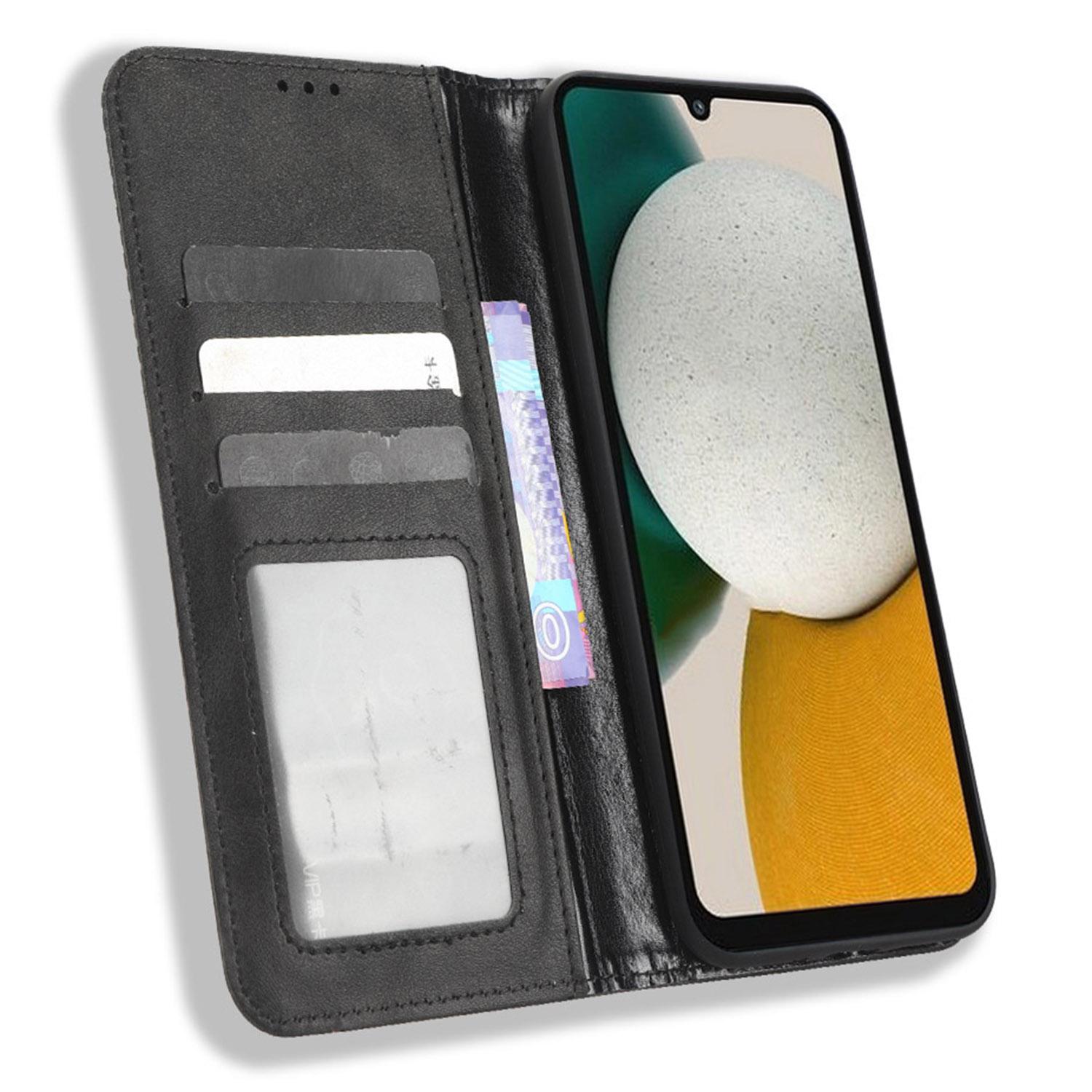 For Samsung Galaxy A34 5G Anti-fall Phone Case Stand Retro Texture Imprinted Pattern Magnetic Auto Closing Flip Leather Wallet Phone Cover Black
For Samsung Galaxy A34 5G Anti-fall Phone Case Stand Retro Texture Imprinted Pattern Magnetic Auto Closing Flip Leather Wallet Phone Cover Black