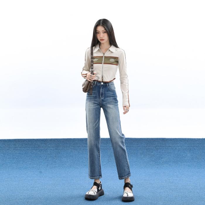 Женские брюки прямого покроя с высокой талией, свободные американские ретро-брюки для похудения, брюки-сигареты с завышенной талией и девятью точками 2XL
Женские брюки прямого покроя с высокой талией, свободные американские ретро-брюки для похудения, брюки-сигареты с завышенной талией и девятью точками 2XL