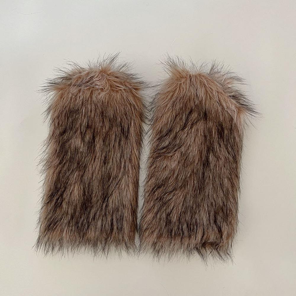 Осенне-зимний искусственный меховой чехол для ног, носки в стиле ретро Spice Girl, термочехол для ботинок, тонкие женские носки среднего размера 40cm коричневый
Осенне-зимний искусственный меховой чехол для ног, носки в стиле ретро Spice Girl, термочехол для ботинок, тонкие женские носки среднего размера 40cm коричневый