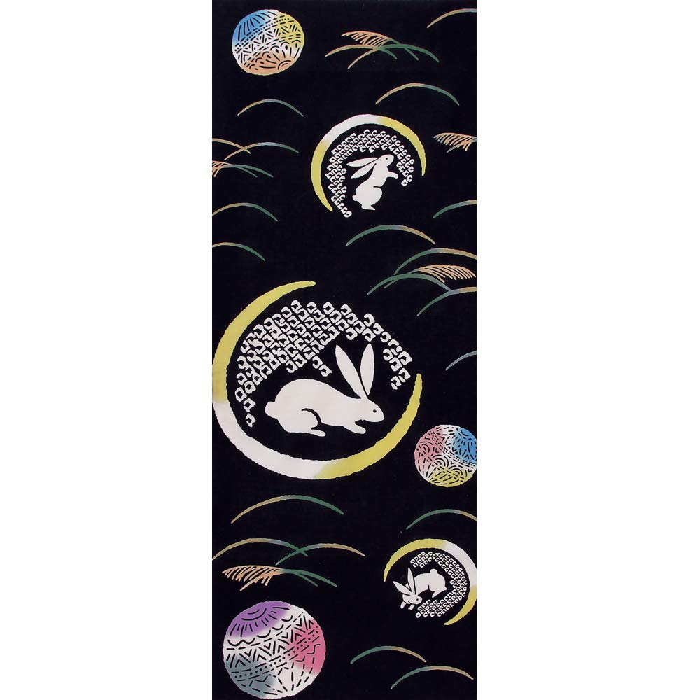 Wabunka Tenugui Hand Autumn Japanese Made in Japan and Towel, Pattern, Style, (Moon, Ball, Rabbit) TE-433
Wabunka Tenugui Hand Autumn Japanese Made in Japan and Towel, Pattern, Style, (Moon, Ball, Rabbit) TE-433