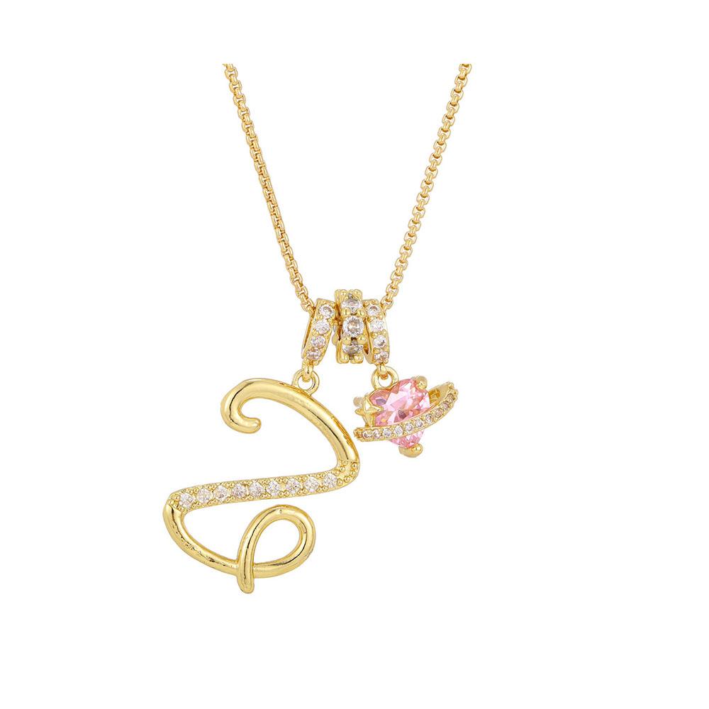 Women s Initial Heart Necklace with Customizable Art Design Letter Jewelry Gold Chain Set Adjustable Size Hypoallergenic Pink&40cm
Women s Initial Heart Necklace with Customizable Art Design Letter Jewelry Gold Chain Set Adjustable Size Hypoallergenic Pink&40cm