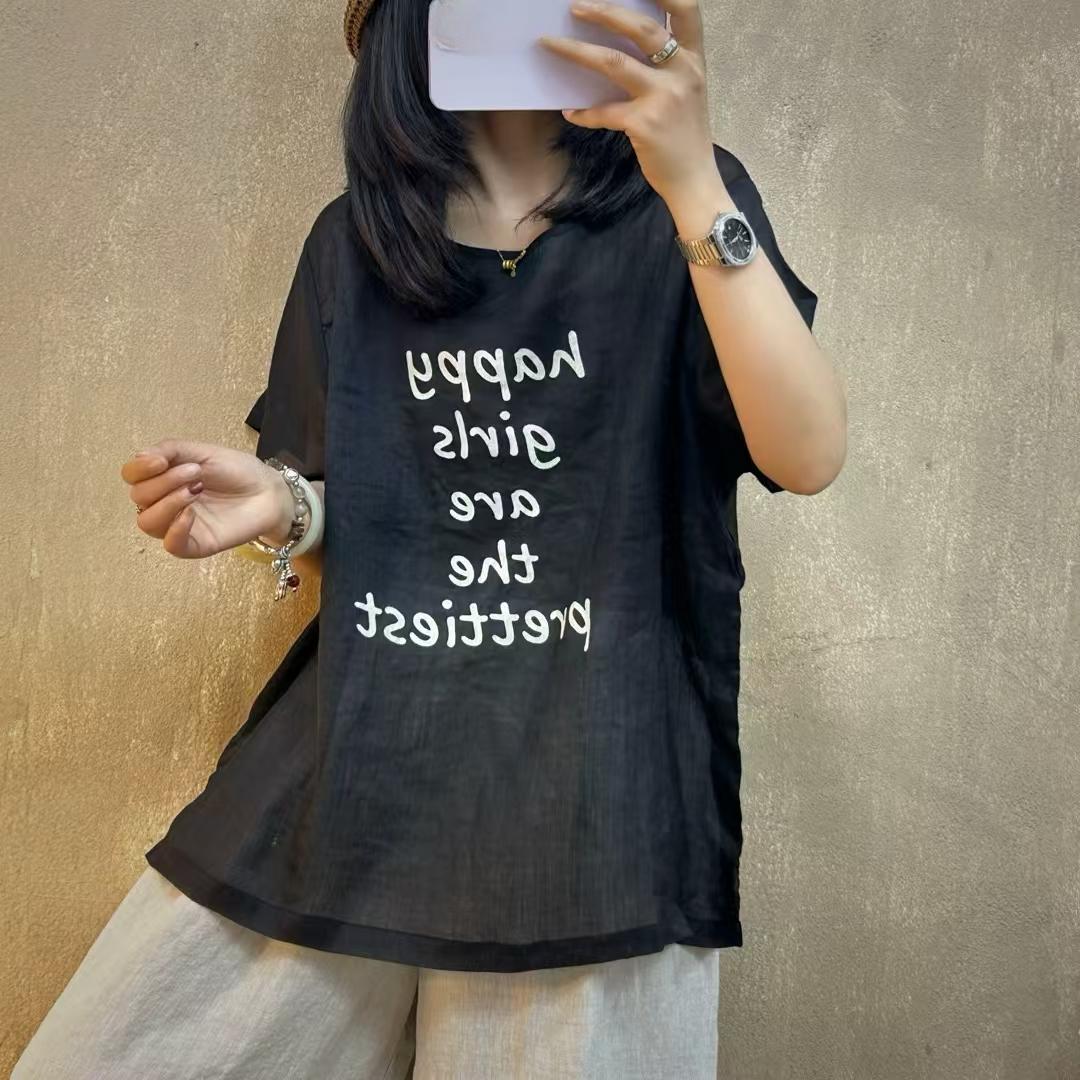 Dimanaf 2025 Женская льняная новая футболка летняя рубашка блузка с коротким рукавом модные топы футболки свободные футболки новая блузка One Size чёрный
Dimanaf 2025 Женская льняная новая футболка летняя рубашка блузка с коротким рукавом модные топы футболки свободные футболки новая блузка One Size чёрный