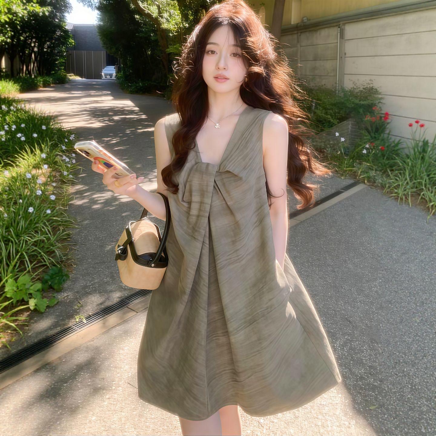 Elegant Women s Sleeveless Summer Dress 2026: Mid-Length Vest Style S (Recommended 90-105 lbs)
Elegant Women s Sleeveless Summer Dress 2026: Mid-Length Vest Style S (Recommended 90-105 lbs)