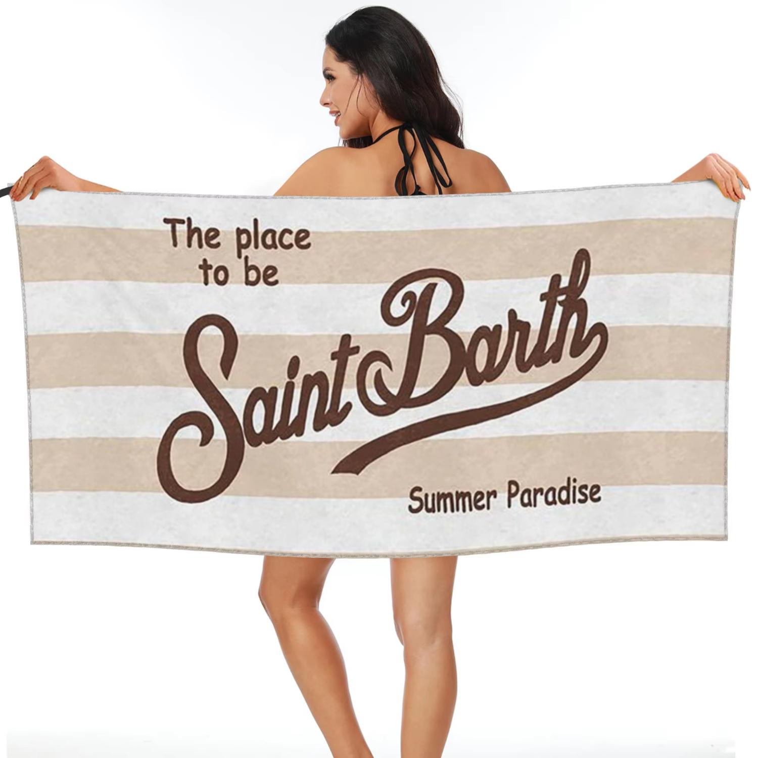 Saint Barth Beach Towel Soft Microfiber Quick Dry Absorbent Quick Towels For Swimming W30*H60(CM)
Saint Barth Beach Towel Soft Microfiber Quick Dry Absorbent Quick Towels For Swimming W30*H60(CM)