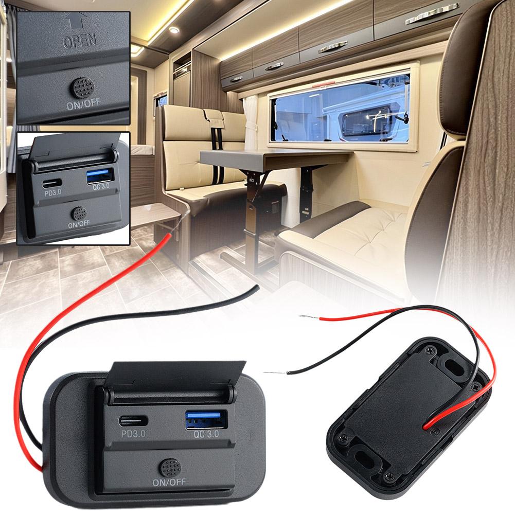 36W QC3.0 Dual USB Car Charger Smart Car Phone Charger Boats RV Modification USB Accessories Without Punching
36W QC3.0 Dual USB Car Charger Smart Car Phone Charger Boats RV Modification USB Accessories Without Punching