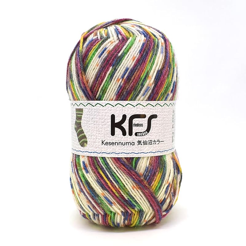 yarn sock yarn Opal opal Kesennuma color 4ply (4 strands twisted) wool blend KFS109 autumn White/pink/green multicolor
yarn sock yarn Opal opal Kesennuma color 4ply (4 strands twisted) wool blend KFS109 autumn White/pink/green multicolor