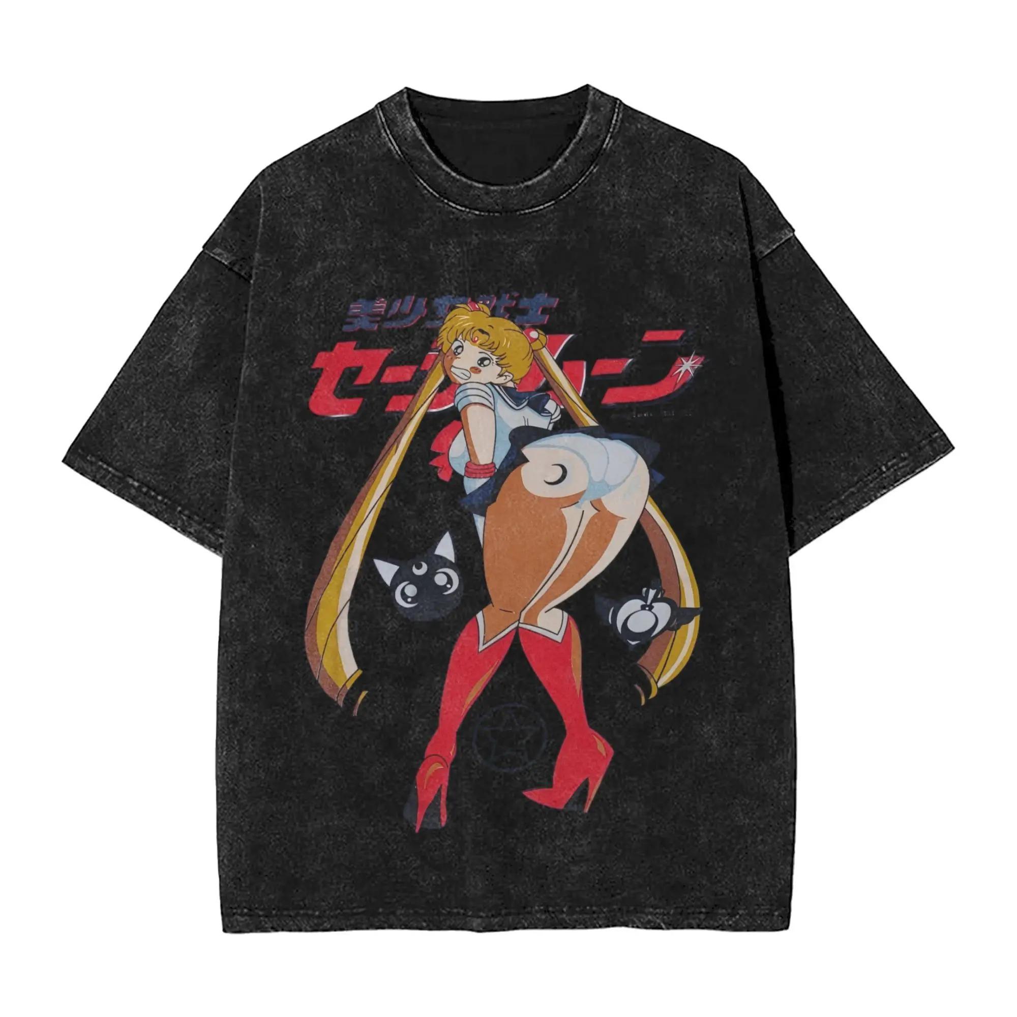 Sailor Moon Usagi Tsukino Cheeky Pose Vintage Wash Anime Black Women And Men T-Shirt L
Sailor Moon Usagi Tsukino Cheeky Pose Vintage Wash Anime Black Women And Men T-Shirt L