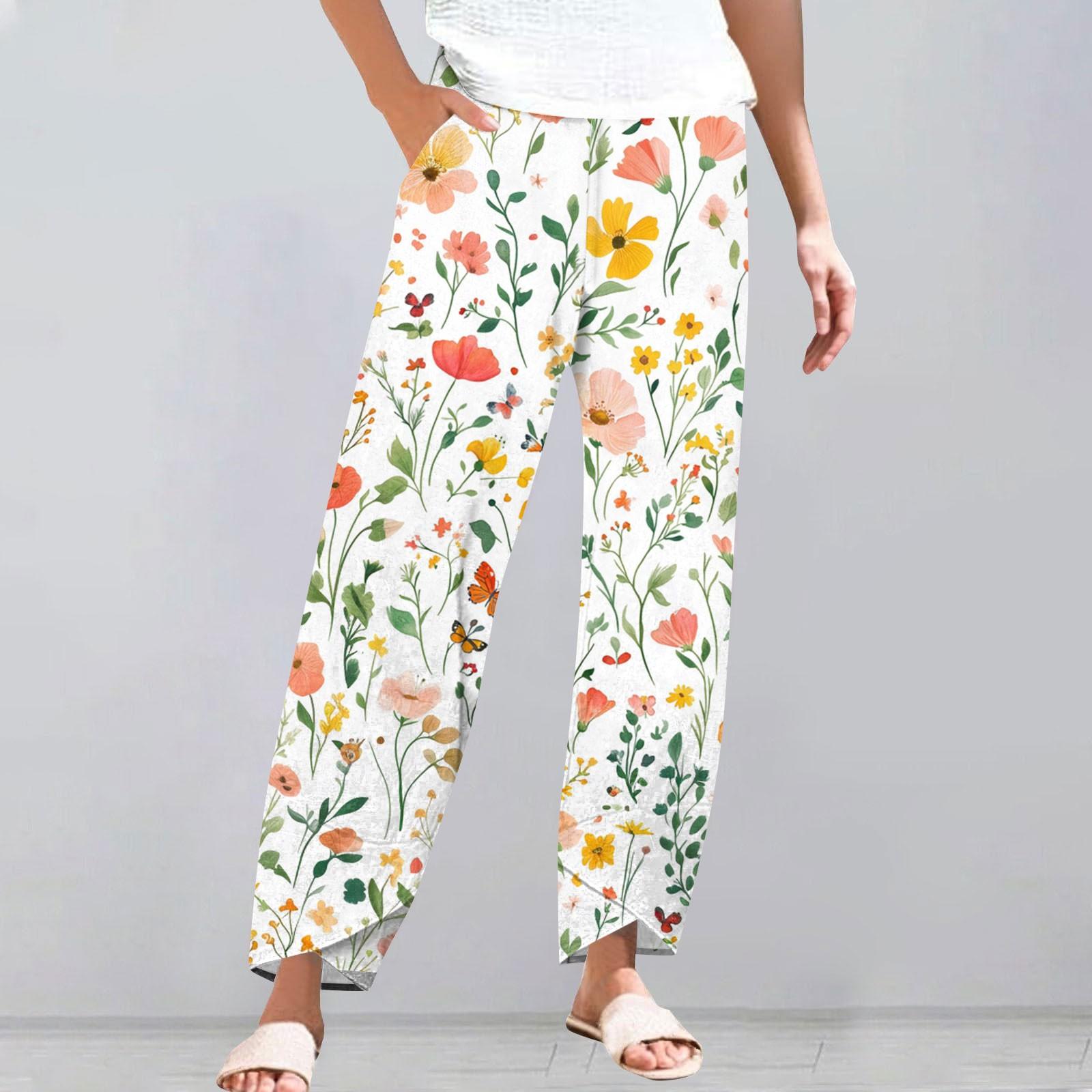 Pants For Women Summer Casual Wide Leg Elastic Waist Pants With Pockets S рожевий
Pants For Women Summer Casual Wide Leg Elastic Waist Pants With Pockets S рожевий
