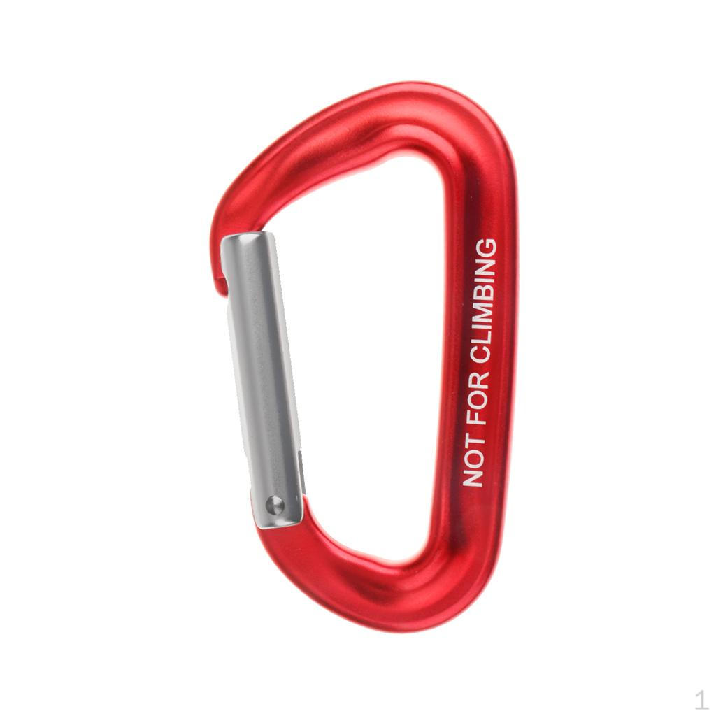 Spring Clip Keychain Carabiner For Camping Backpack Hook 12KN Red
Spring Clip Keychain Carabiner For Camping Backpack Hook 12KN Red
