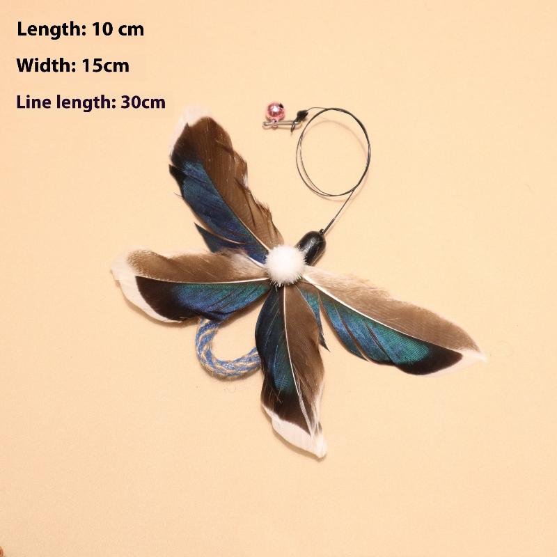 1/6 Pcs Simulation Feather Insects Net Hose Replacement Accessories For Cat Teasers Toys Kitten Feather Toys Pet Supplies A5
1/6 Pcs Simulation Feather Insects Net Hose Replacement Accessories For Cat Teasers Toys Kitten Feather Toys Pet Supplies A5