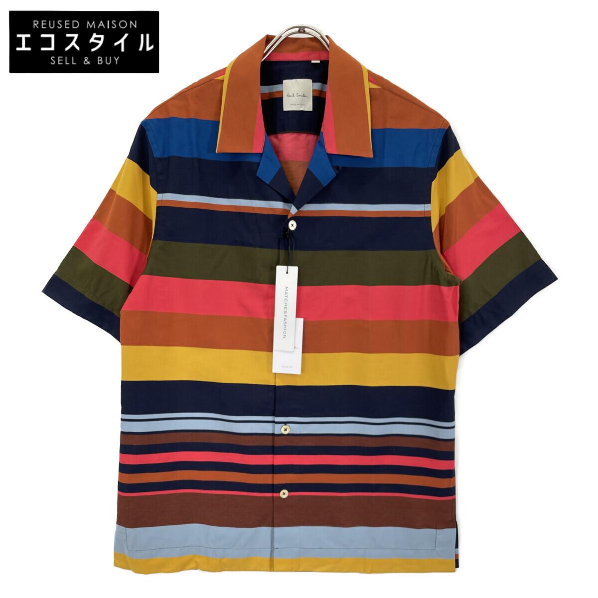 PaulSmith Multicolor 905U G01460 Striped Open Collar Shirt tops S multicolorUsed
PaulSmith Multicolor 905U G01460 Striped Open Collar Shirt tops S multicolorUsed