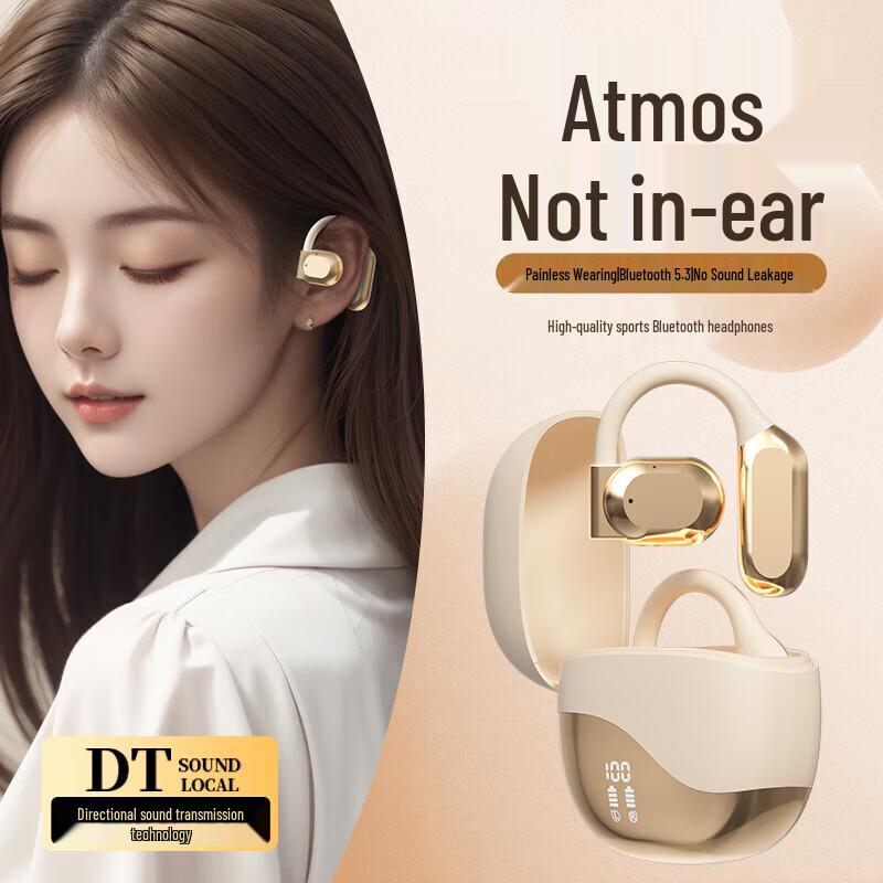 AGEFIT M62 OWS Wireless Open-Ear Bluetooth Earbuds
AGEFIT M62 OWS Wireless Open-Ear Bluetooth Earbuds