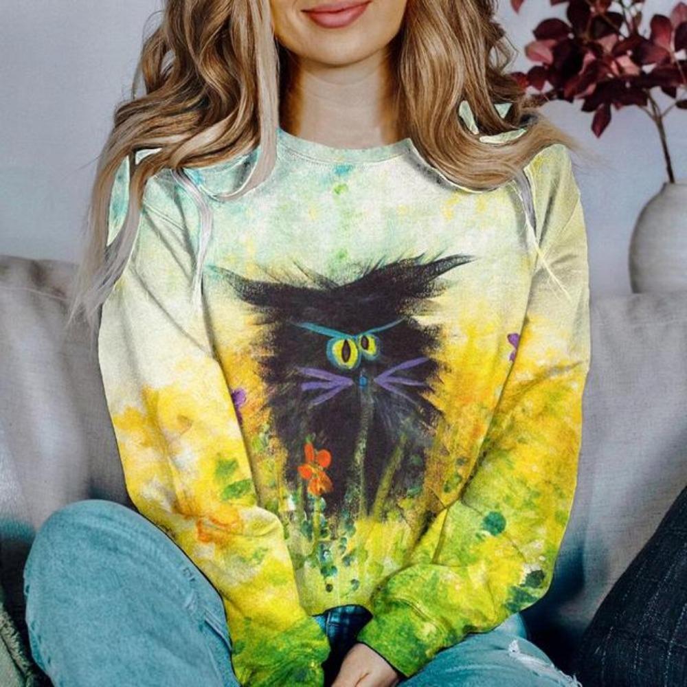 Женские толстовки и худи с рисунком в виде кота, блузка с длинным рукавом, графические толстовки с капюшоном, женская одежда, свободный топ, повседневный XL
Женские толстовки и худи с рисунком в виде кота, блузка с длинным рукавом, графические толстовки с капюшоном, женская одежда, свободный топ, повседневный XL