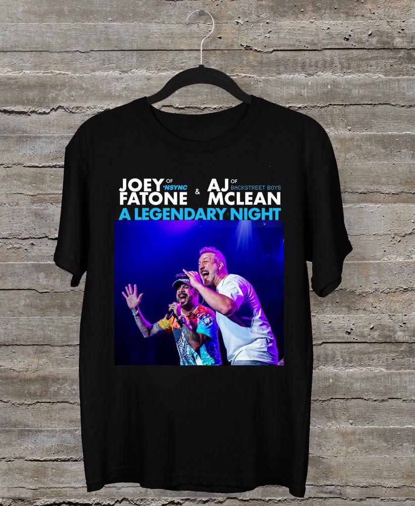 Joey Fatone & AJ Mclean A Legendary Night Shirt Black All Size BT674 Unisex T-Shirt XL
Joey Fatone & AJ Mclean A Legendary Night Shirt Black All Size BT674 Unisex T-Shirt XL